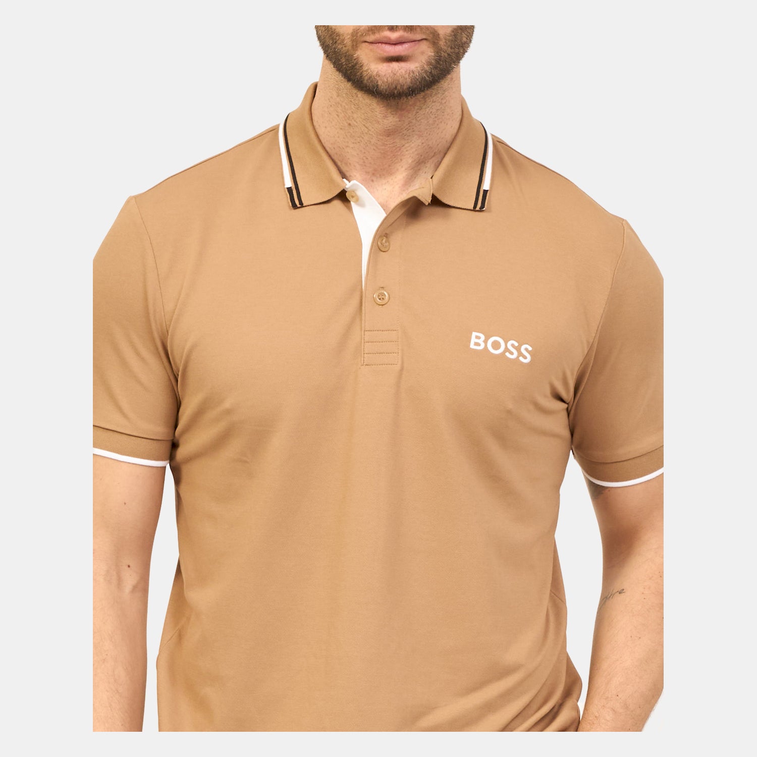 Boss Polo Paddy Pro 102 Beige Beige_shot1