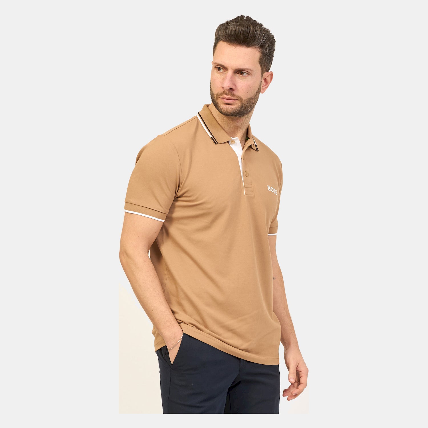 Boss Polo Paddy Pro 102 Beige Beige_shot2