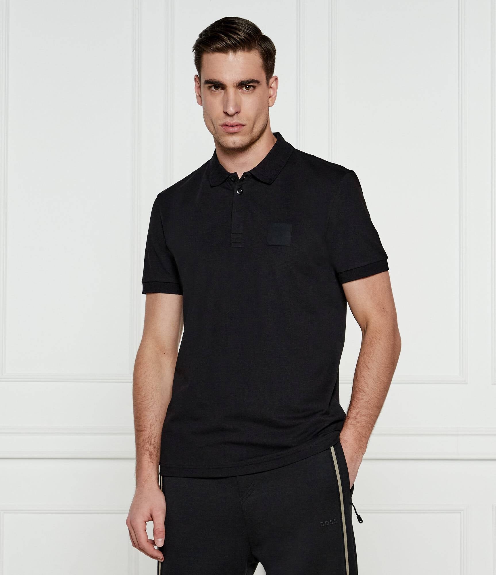 Boss Polo Paddydropneedl Black Preto_shot1