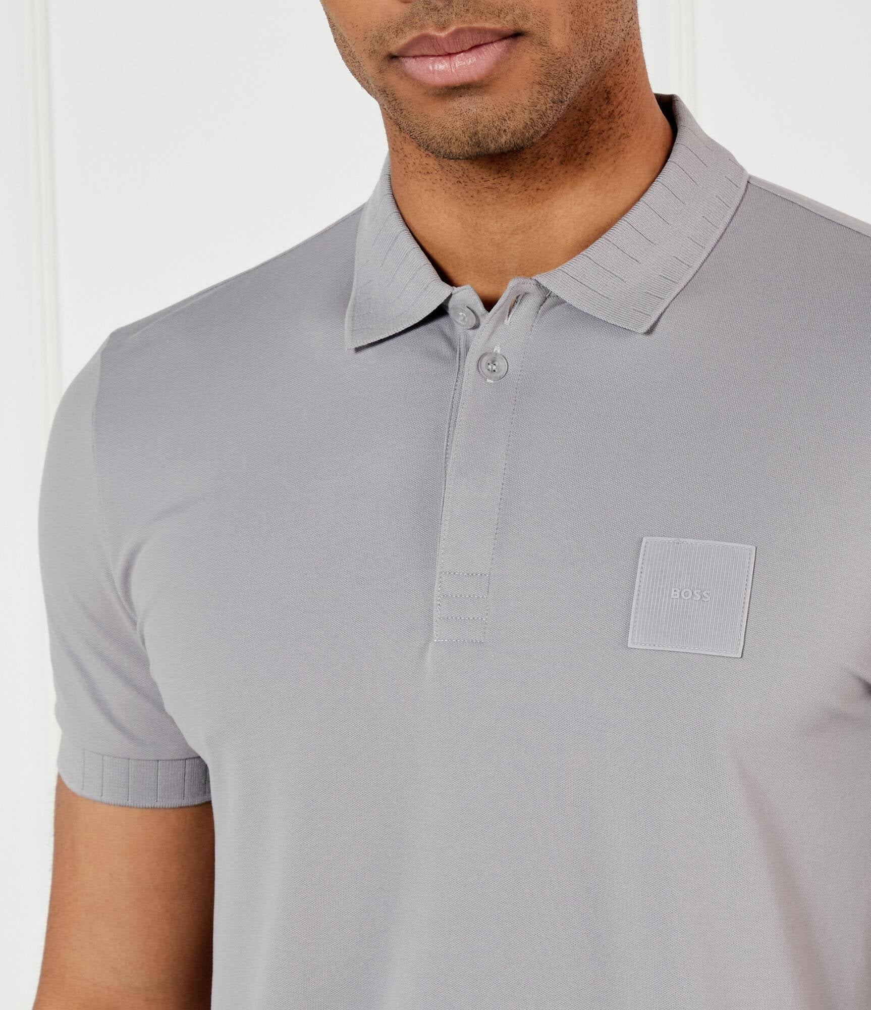 Boss Polo Paddydropneedl Lt.grey Cinza Claro_shot2