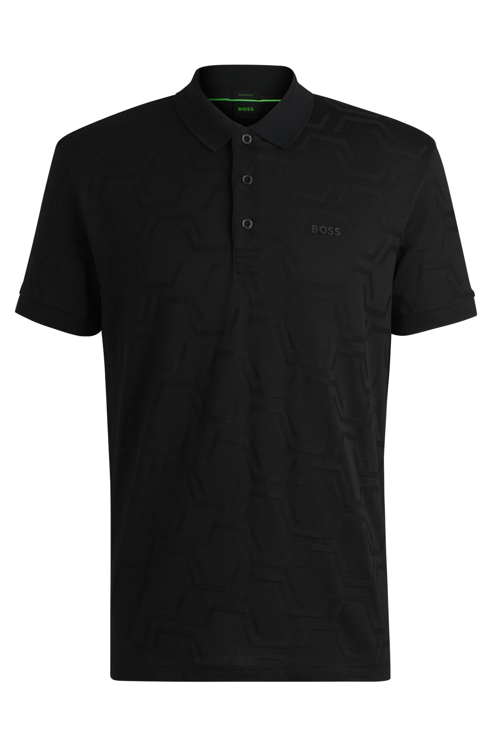 Boss Polo Paddyhexaquilt Black Preto_shot1