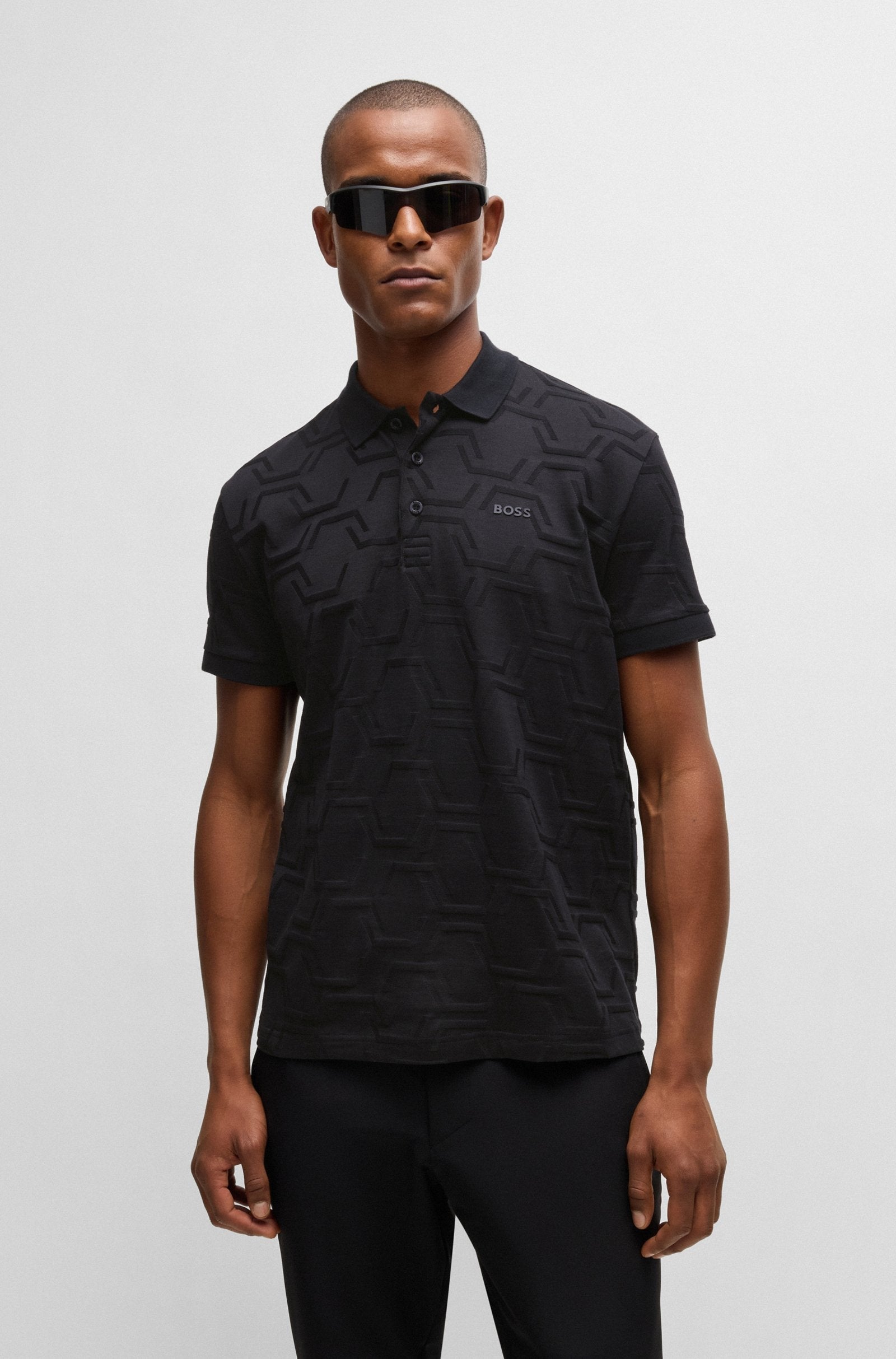 Boss Polo Paddyhexaquilt Black Preto_shot4