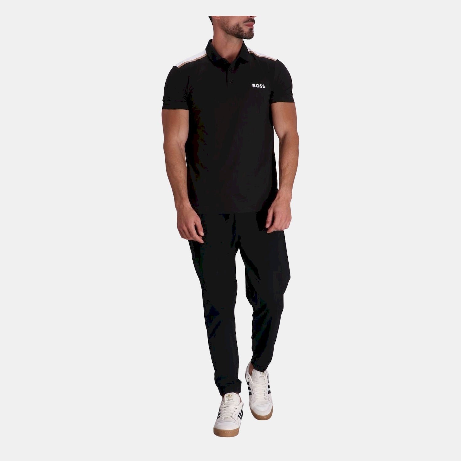Boss Polo Paddytech 150 Black Preto_shot1
