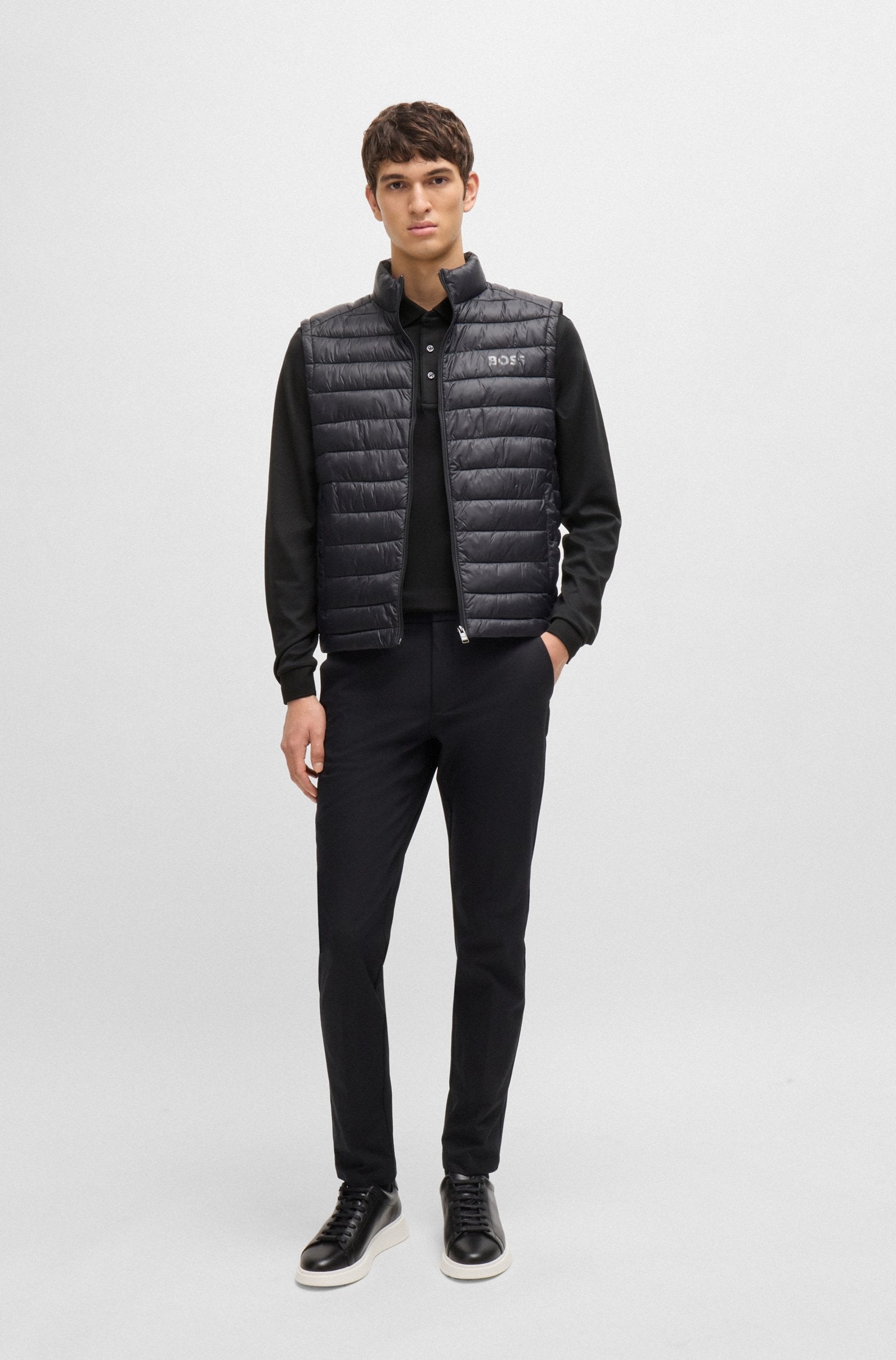 Boss Polo Pado30 Black Preto_shot2