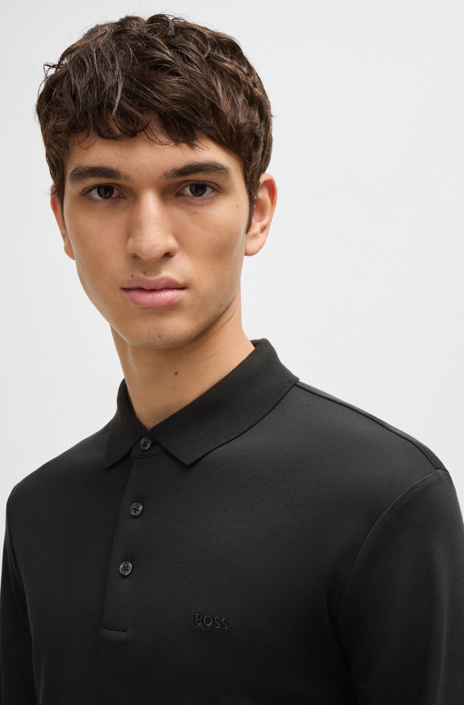 Boss Polo Pado30 Black Preto_shot3