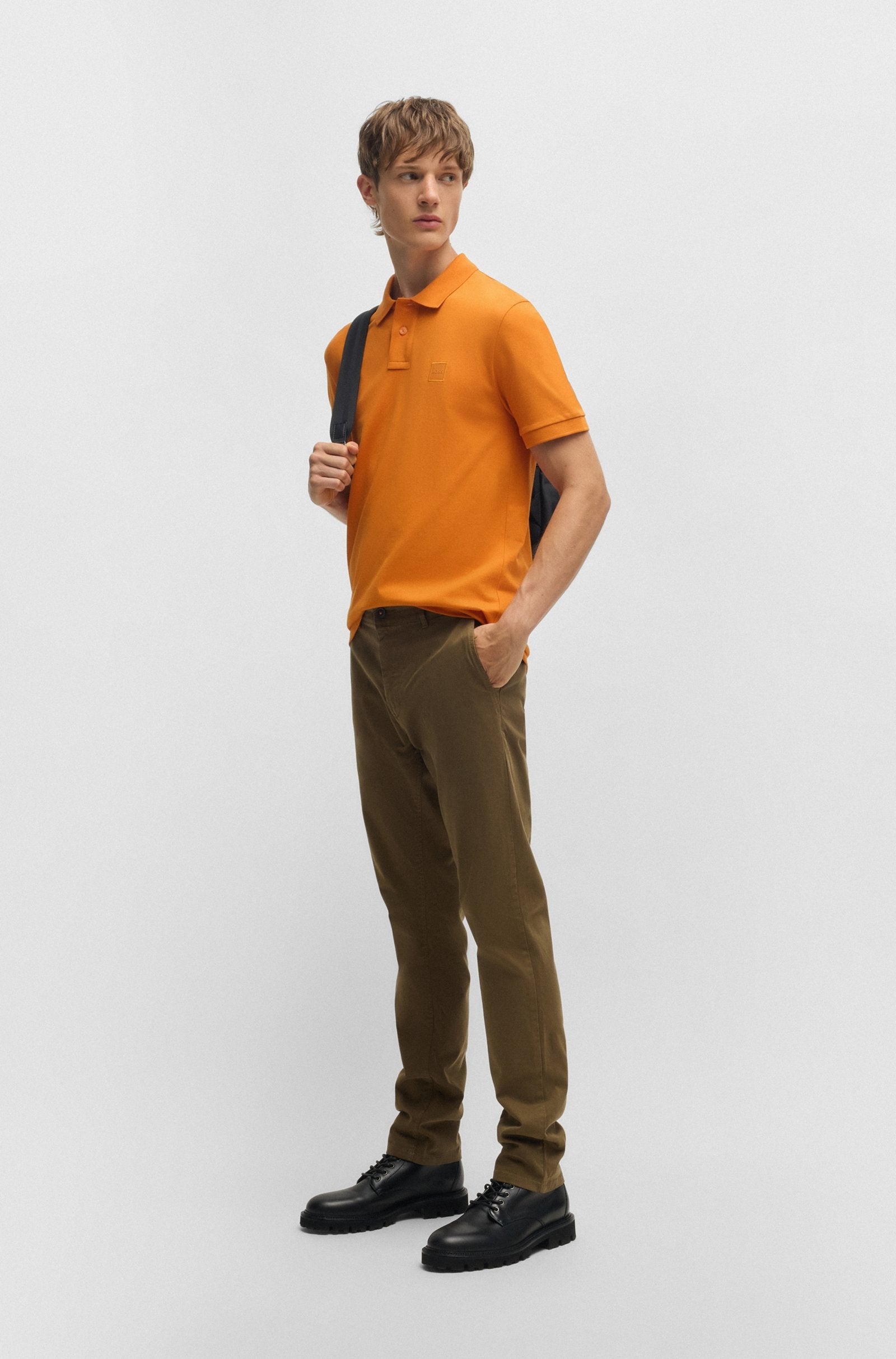 Boss Polo Passenger Orange Laranja_shot2