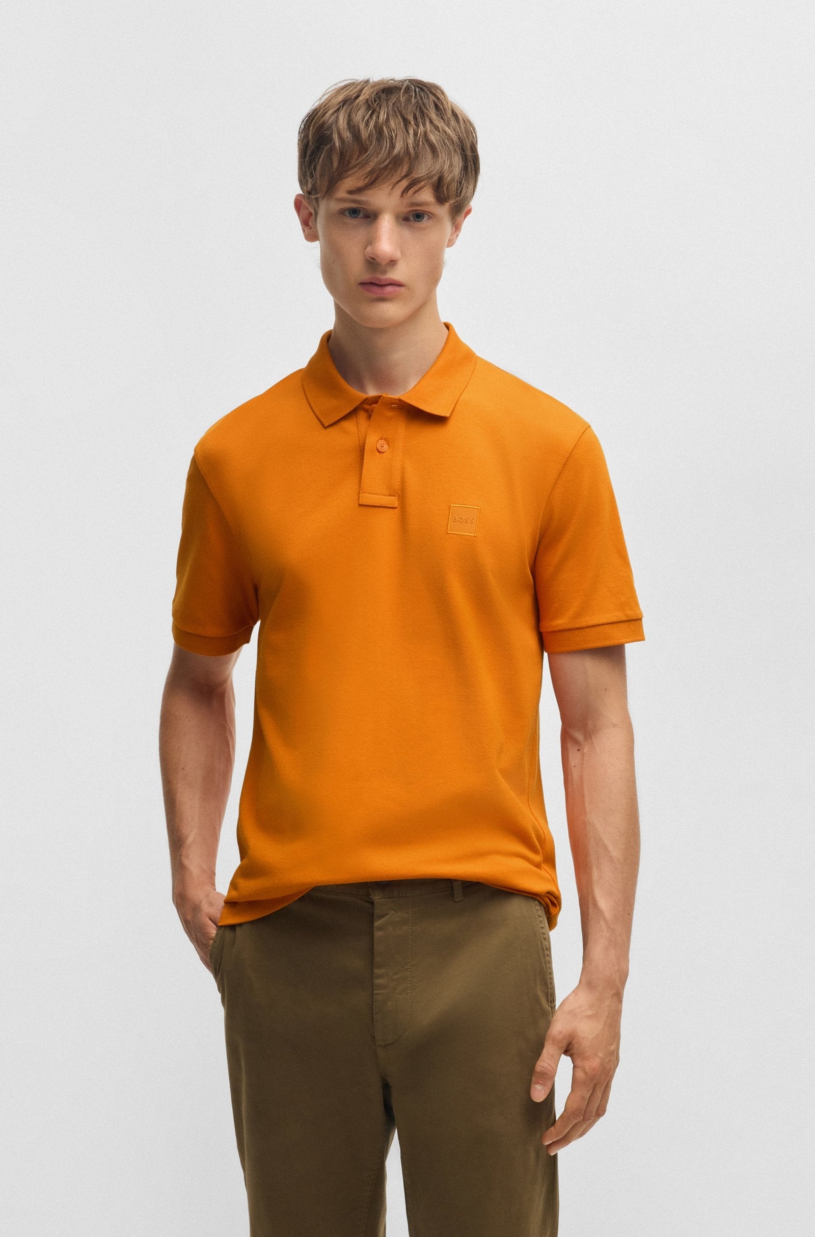 Boss Polo Passenger Orange Laranja_shot4