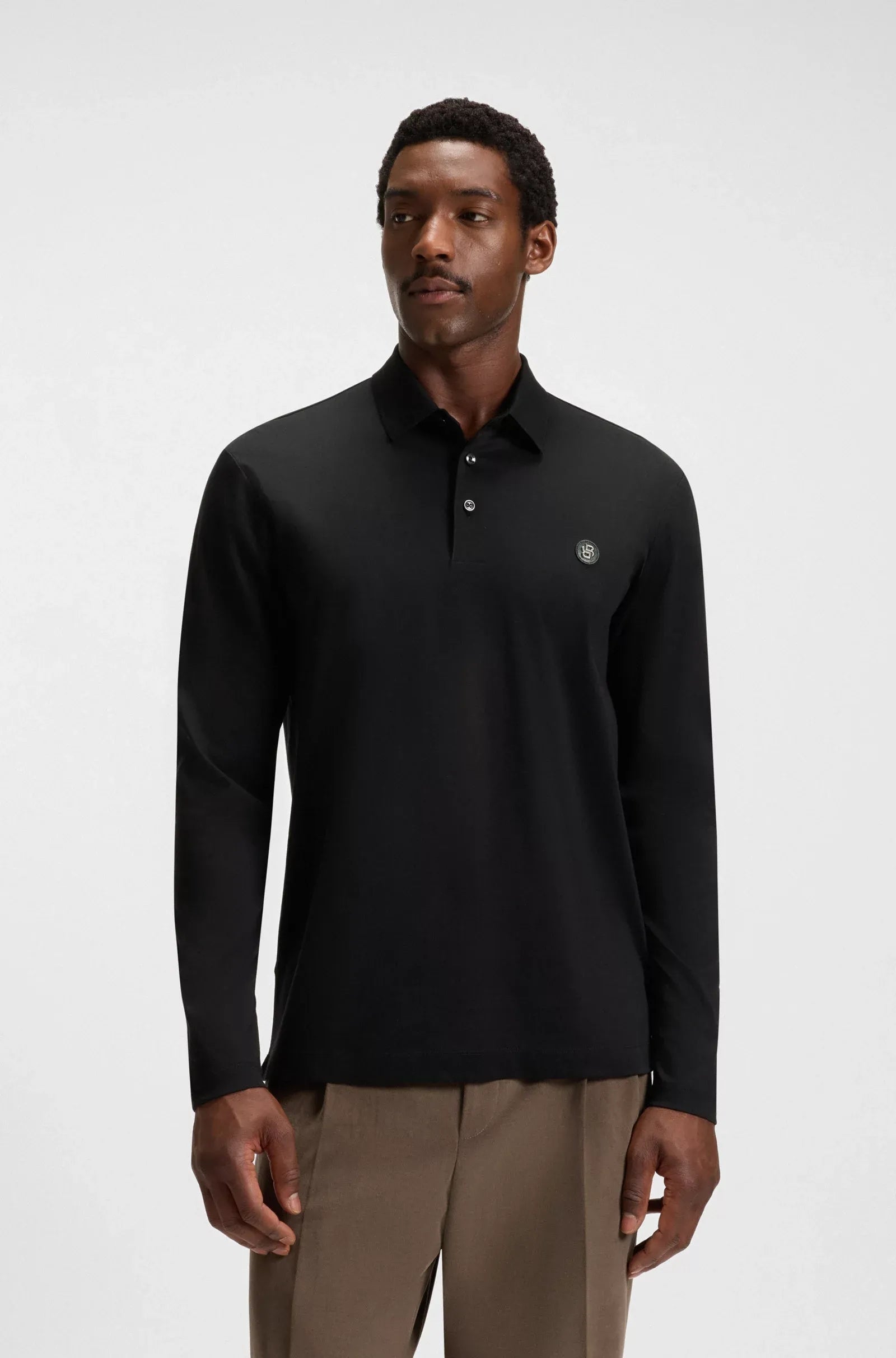 Boss Polo C Paley 01 Black Preto_shot1