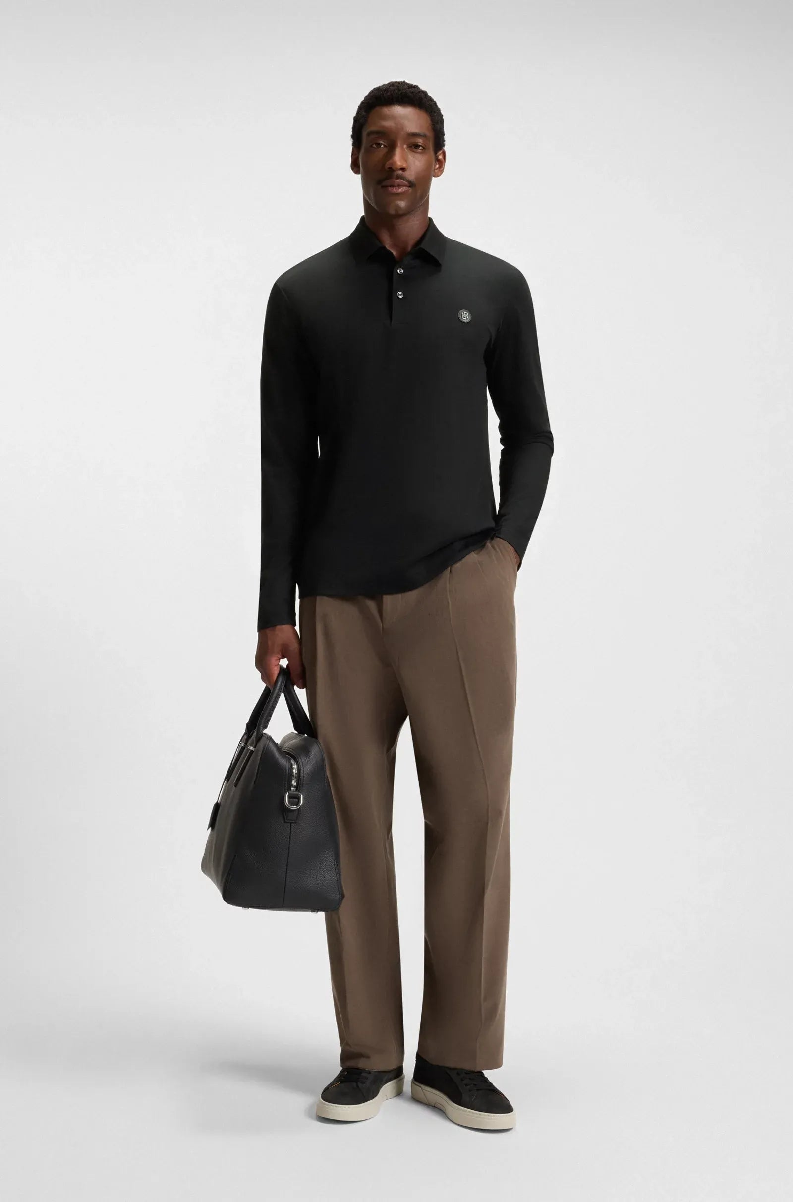 Boss Polo C Paley 01 Black Preto_shot3