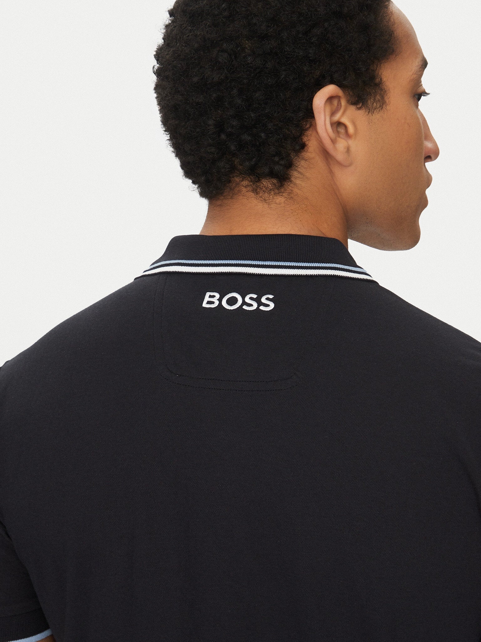 Polo Boss Azul Escuro Paddy Pro