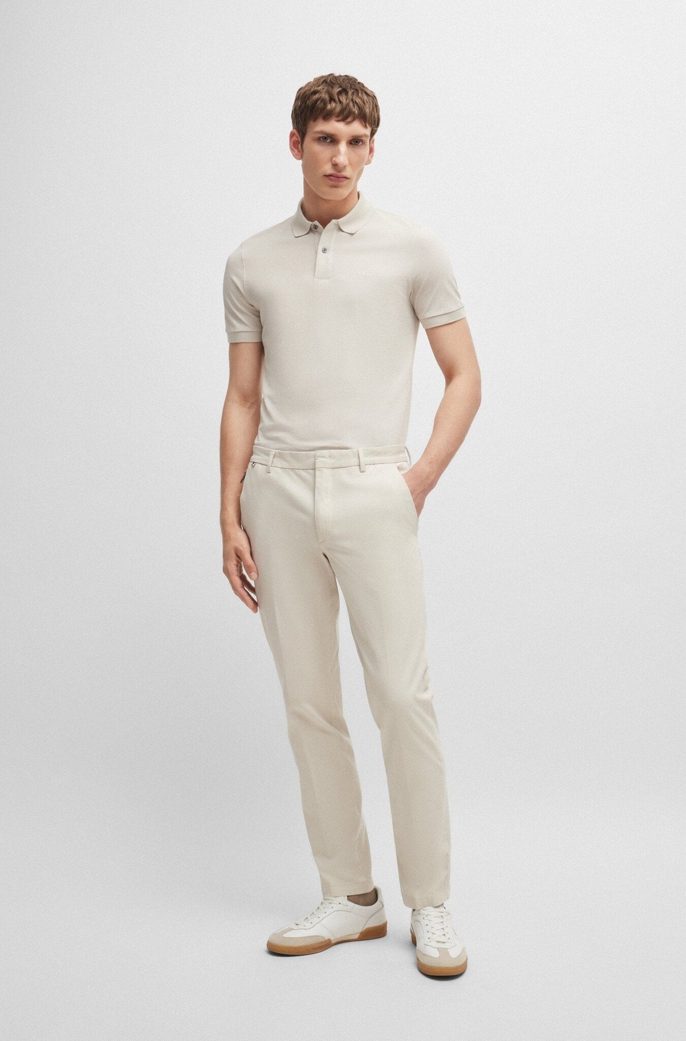 Boss Polo Pallas 5046830 Lt.grey Cinza Claro_shot4