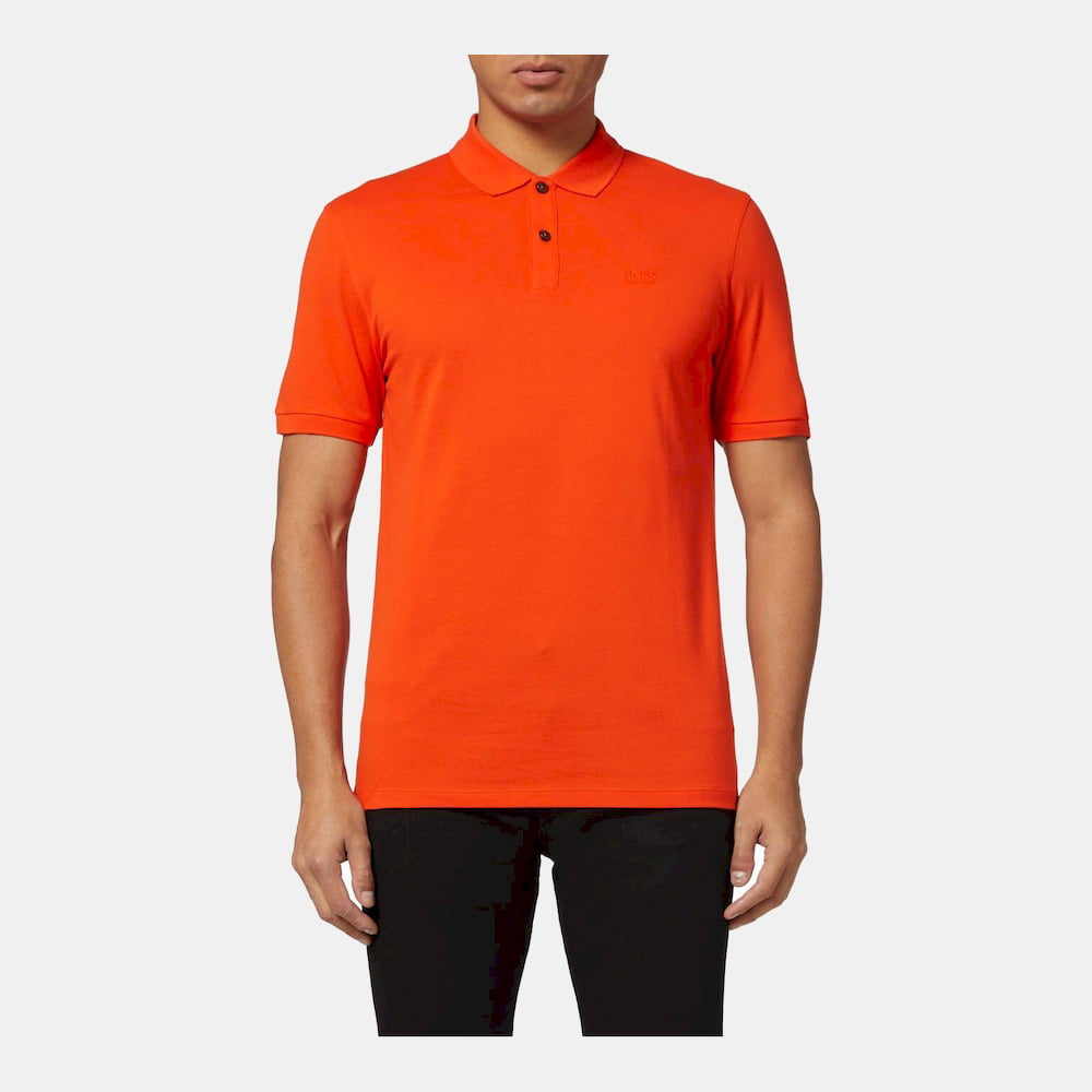 Boss Polo Pallas Orange Laranja Shot8
