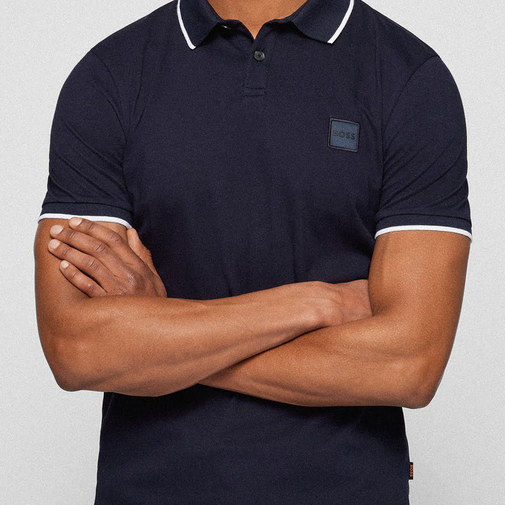 Boss Polo Passertip Dk.blue Azul Escuro Shot7
