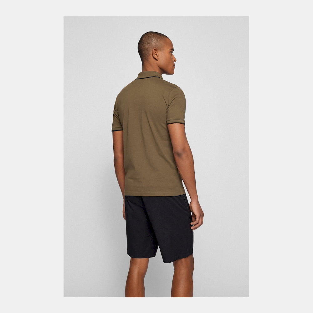 Boss Polo Passertip Dk.green Verde Escuro Shot10