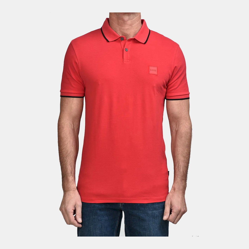 Boss Polo Passertip Red Vermelho Shot4