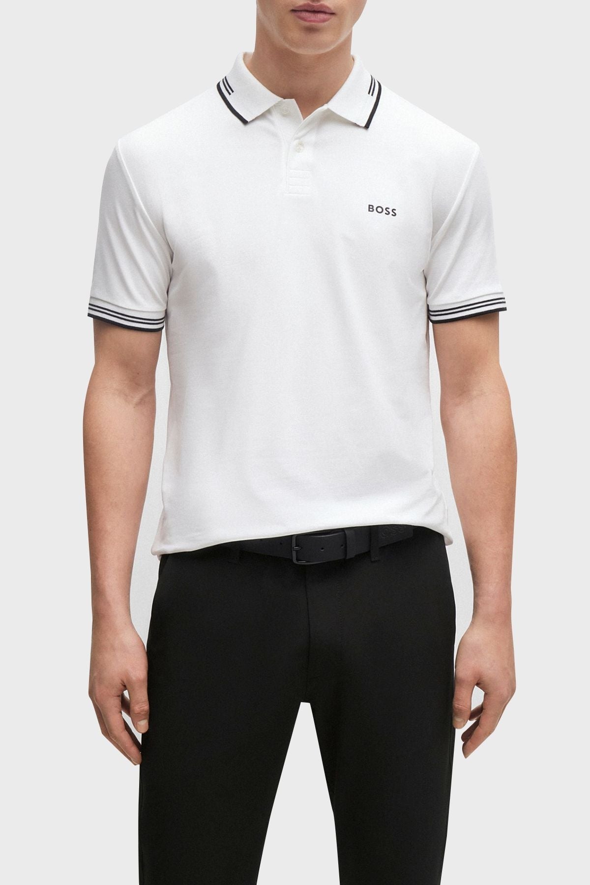 Boss Polo Paul 50506193 White Branco_shot1