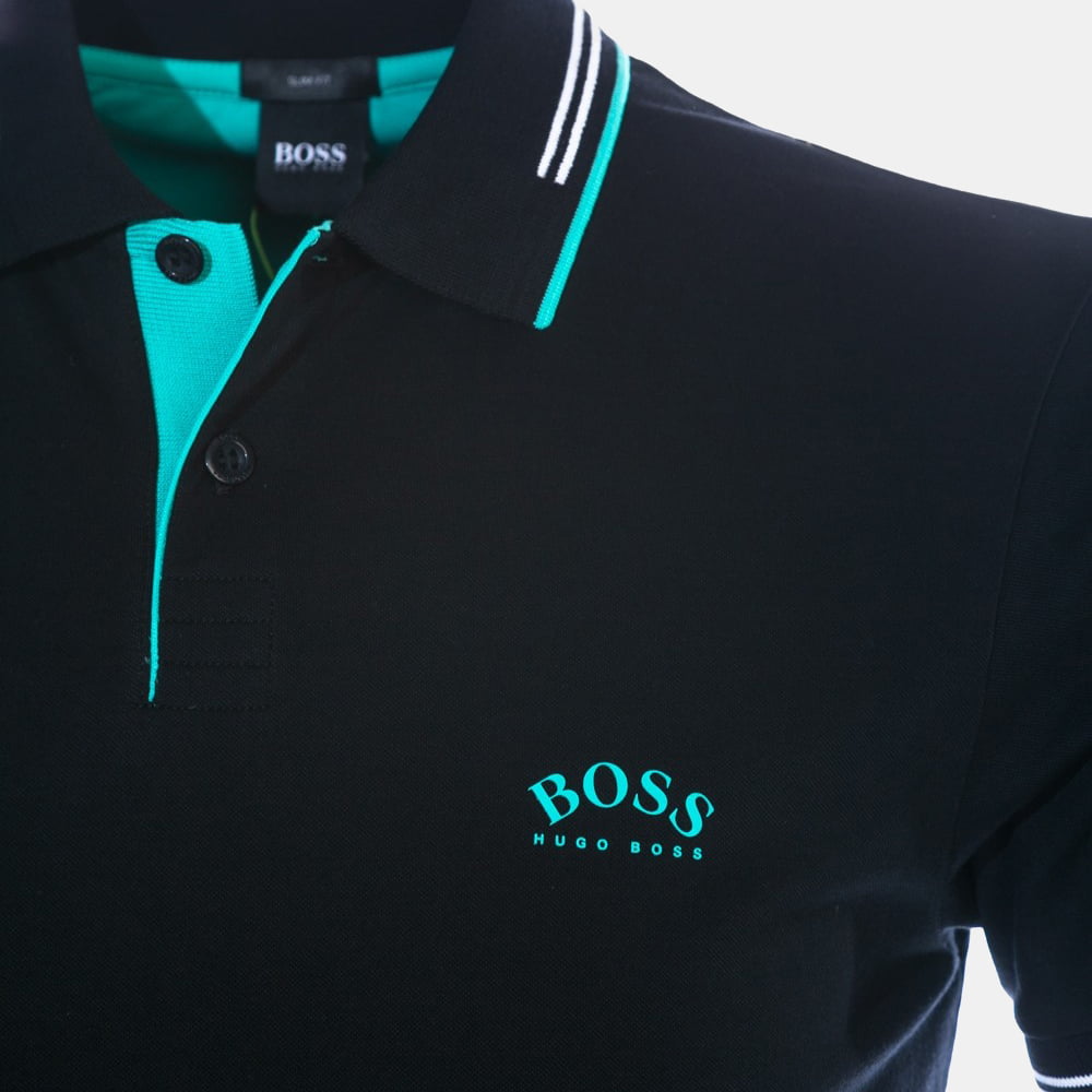 Boss Polo Paul Black Preto Shot7