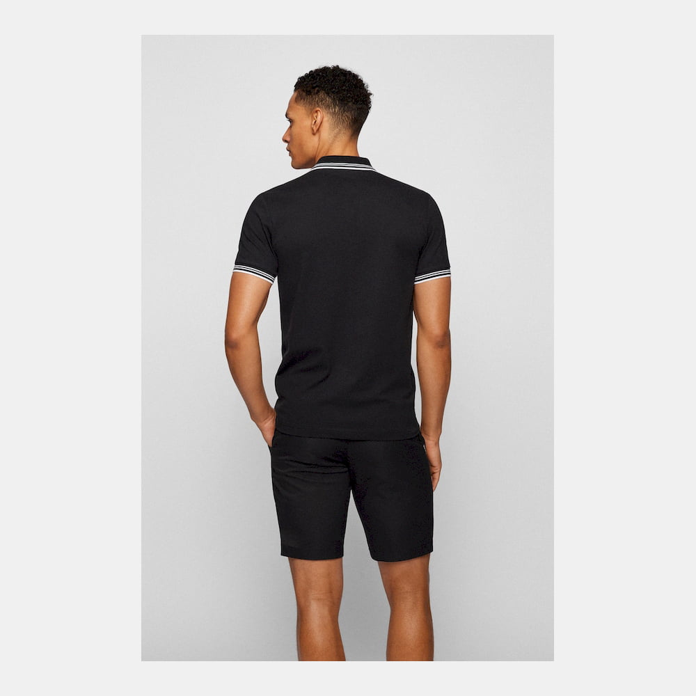 Boss Polo Paulcurved 504 Black Preto Shot10