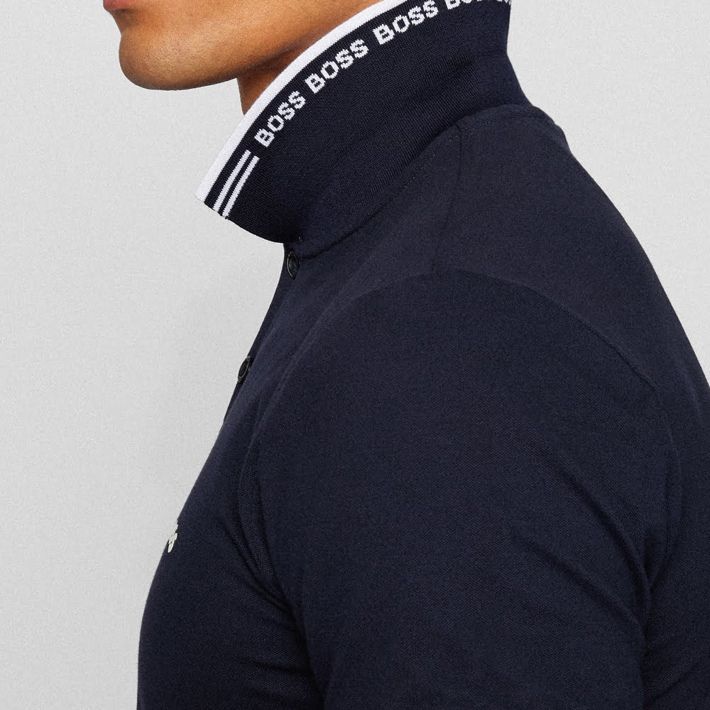 Boss Polo Paulcurved 504 Dk.blue Azul Escuro Shot7