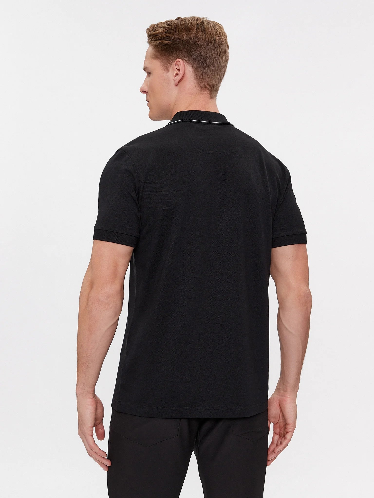 Boss Polo Paule 4 505061 Black Preto_shot1