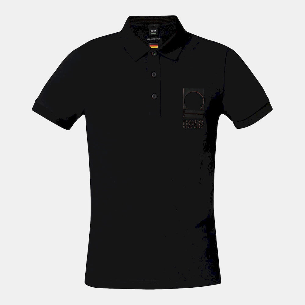 Boss Polo Paule Flag Black Preto Shot12