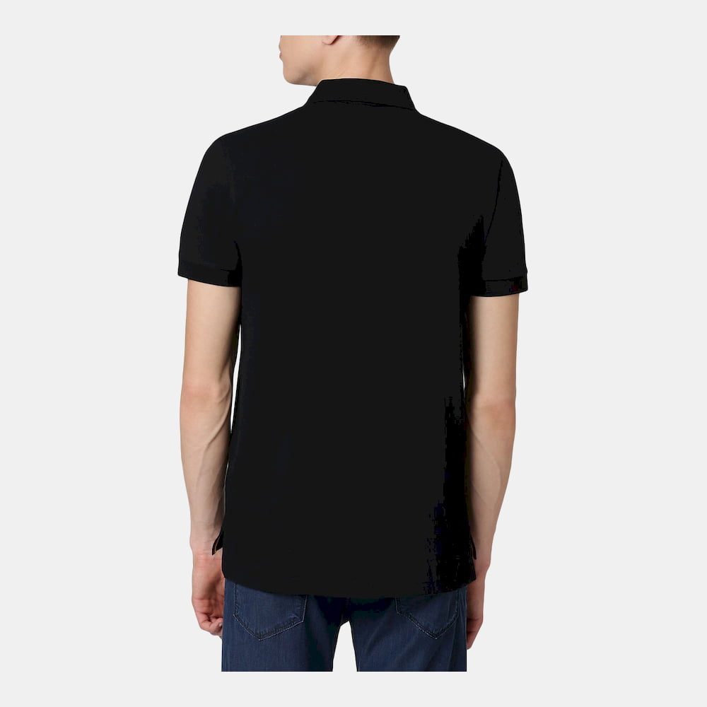 Boss Polo Paule Flag Black Preto Shot2