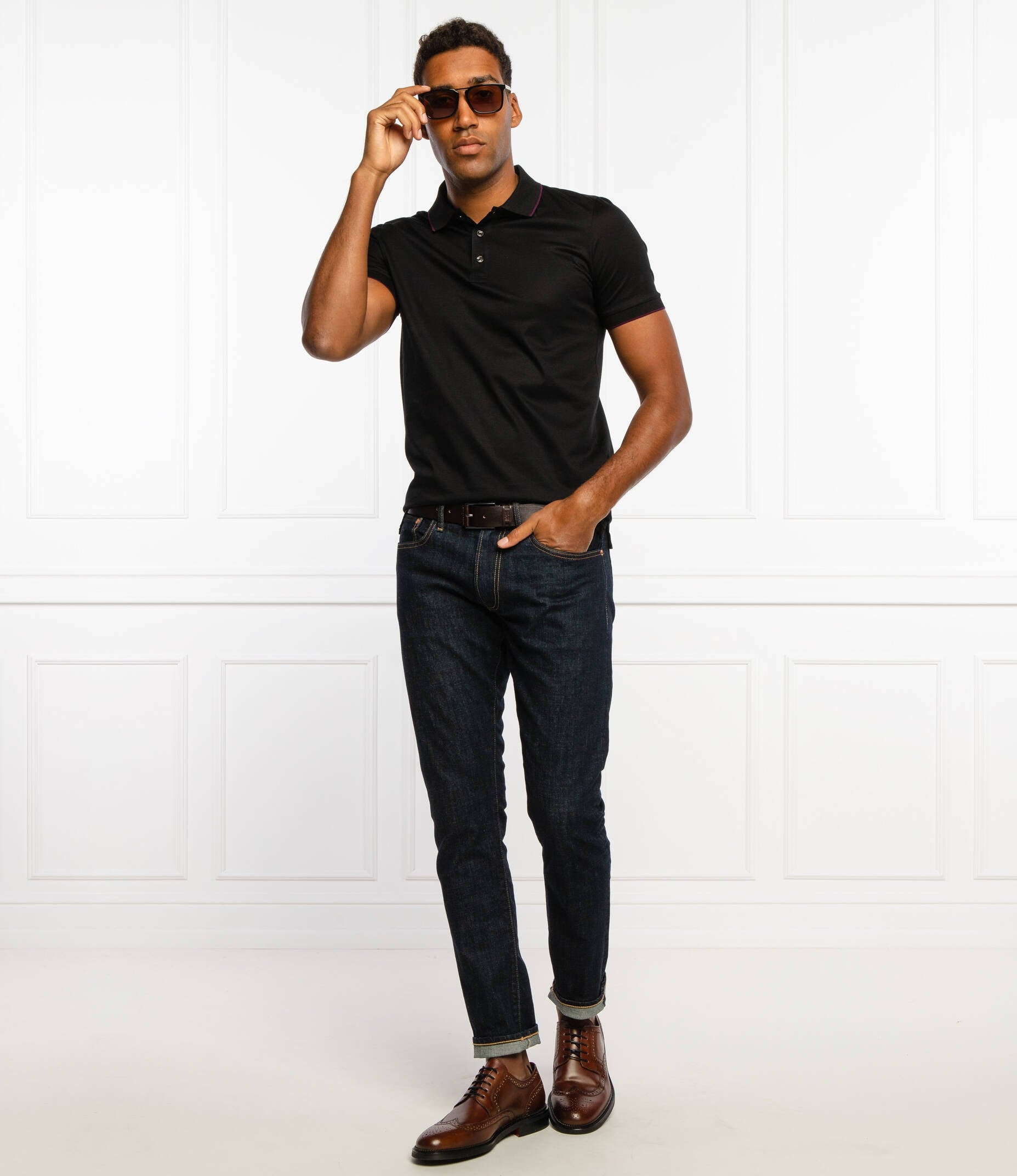 Boss Polo Phillipson97 Black Preto_shot1