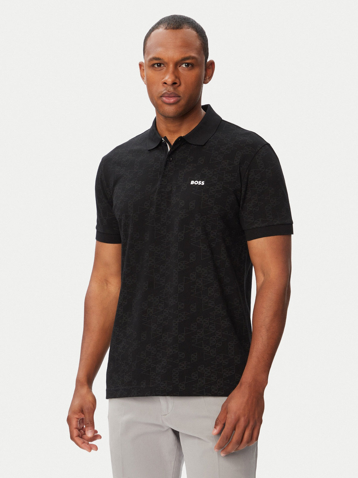 Boss Polo Pl Goc Swing Black Preto_shot1