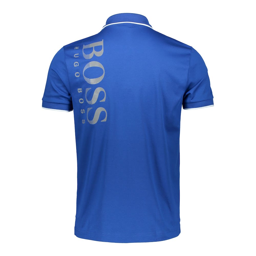 Boss Polo Pl Tech Mid.blue Azul Shot11