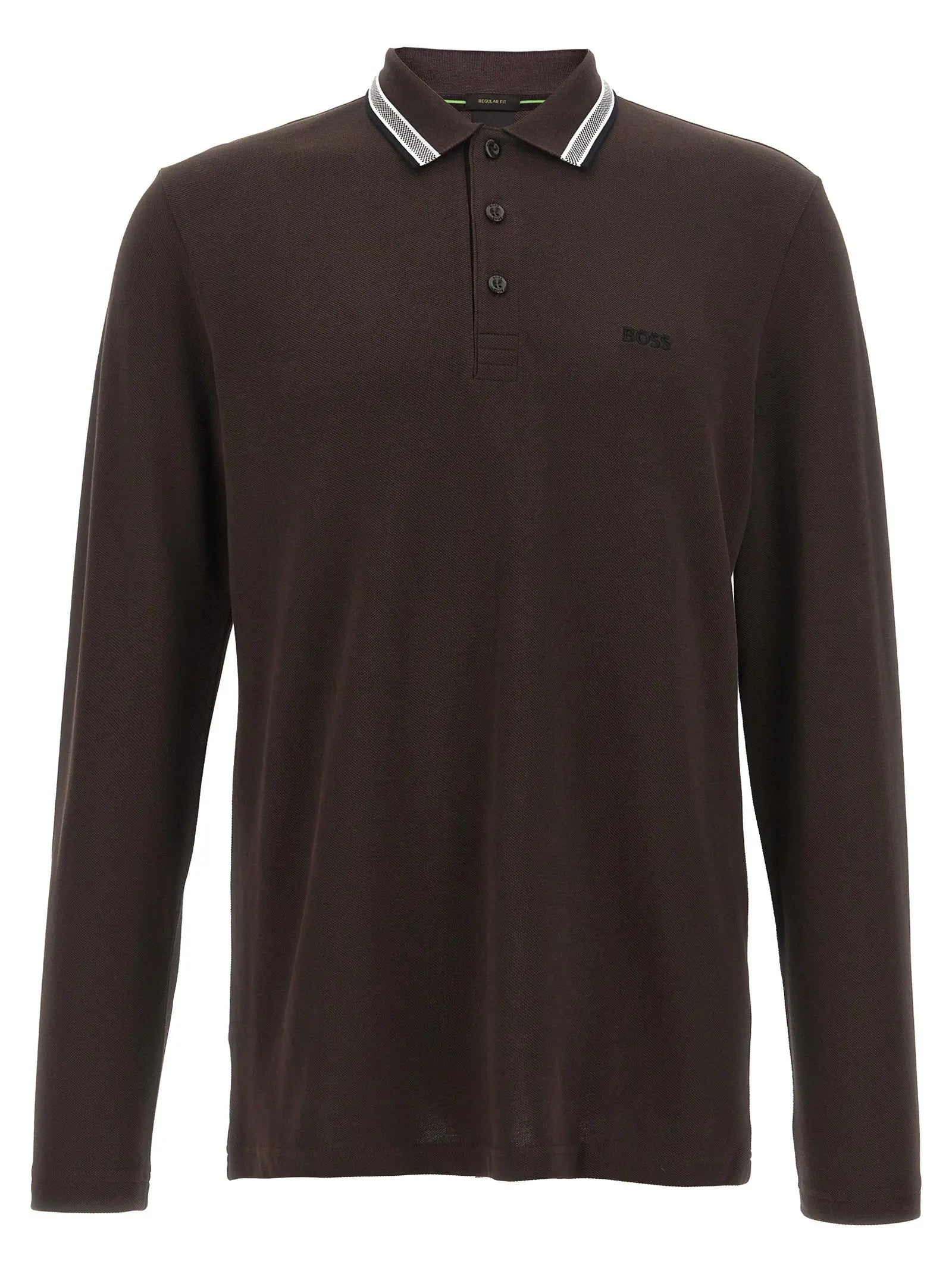 Boss Polo Plisy Brown Castanho_shot1
