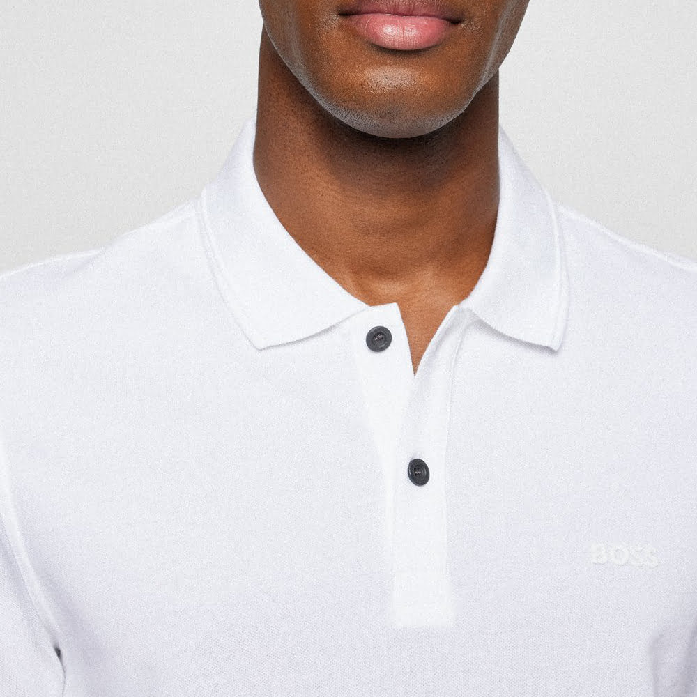 Boss Polo Prime White Branco Shot5