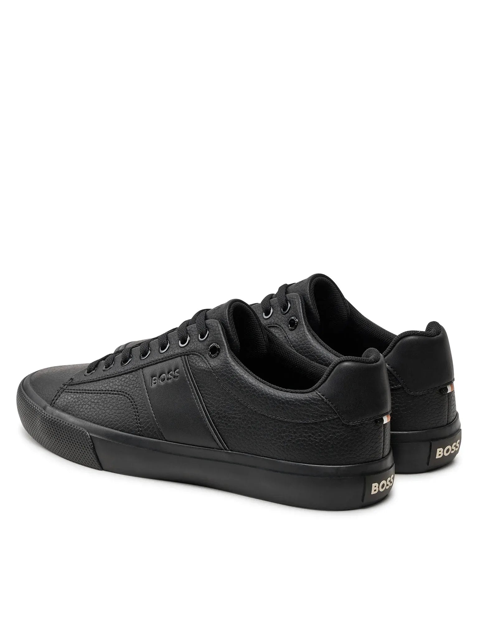 Boss Sapatilhas Sneakers Shoes Aiden Tenn Grl Triple Blk Preto_shot2