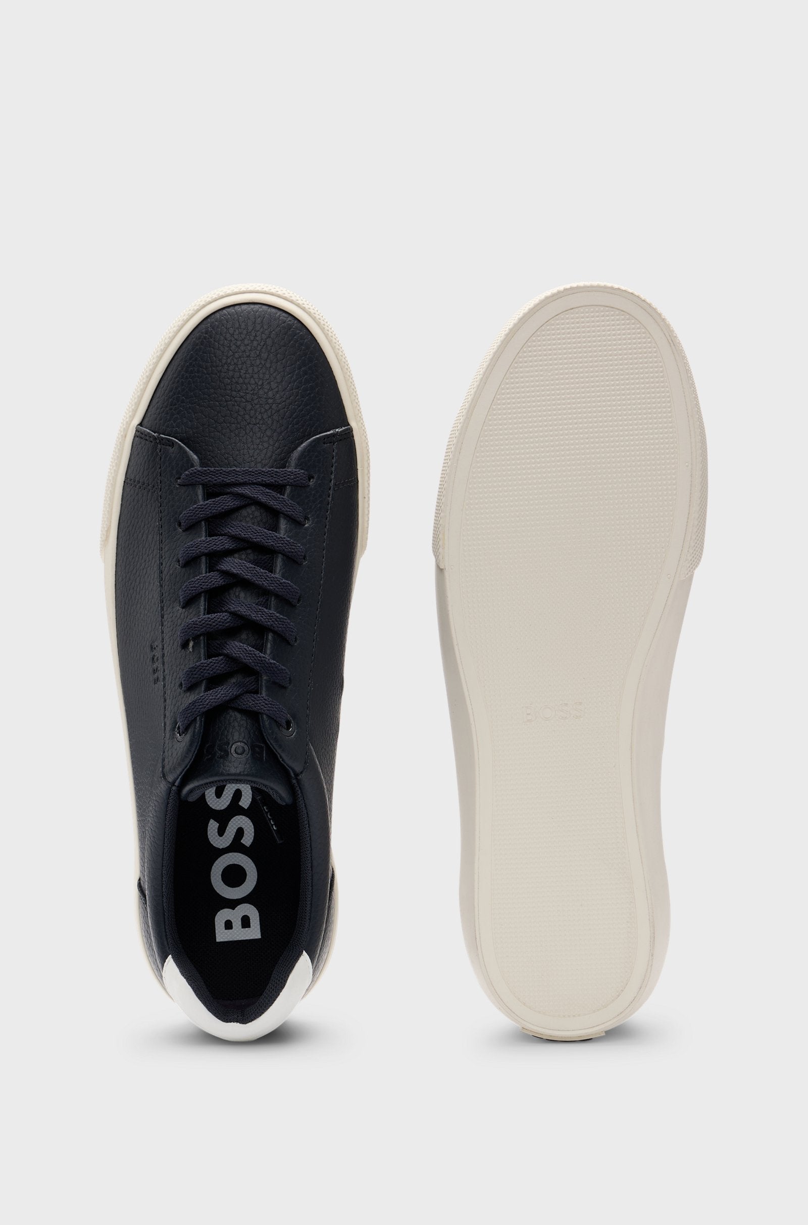 Boss Sapatilhas Sneakers Shoes Aiden Tenn Grp Dk.blue Azul Escuro_shot4