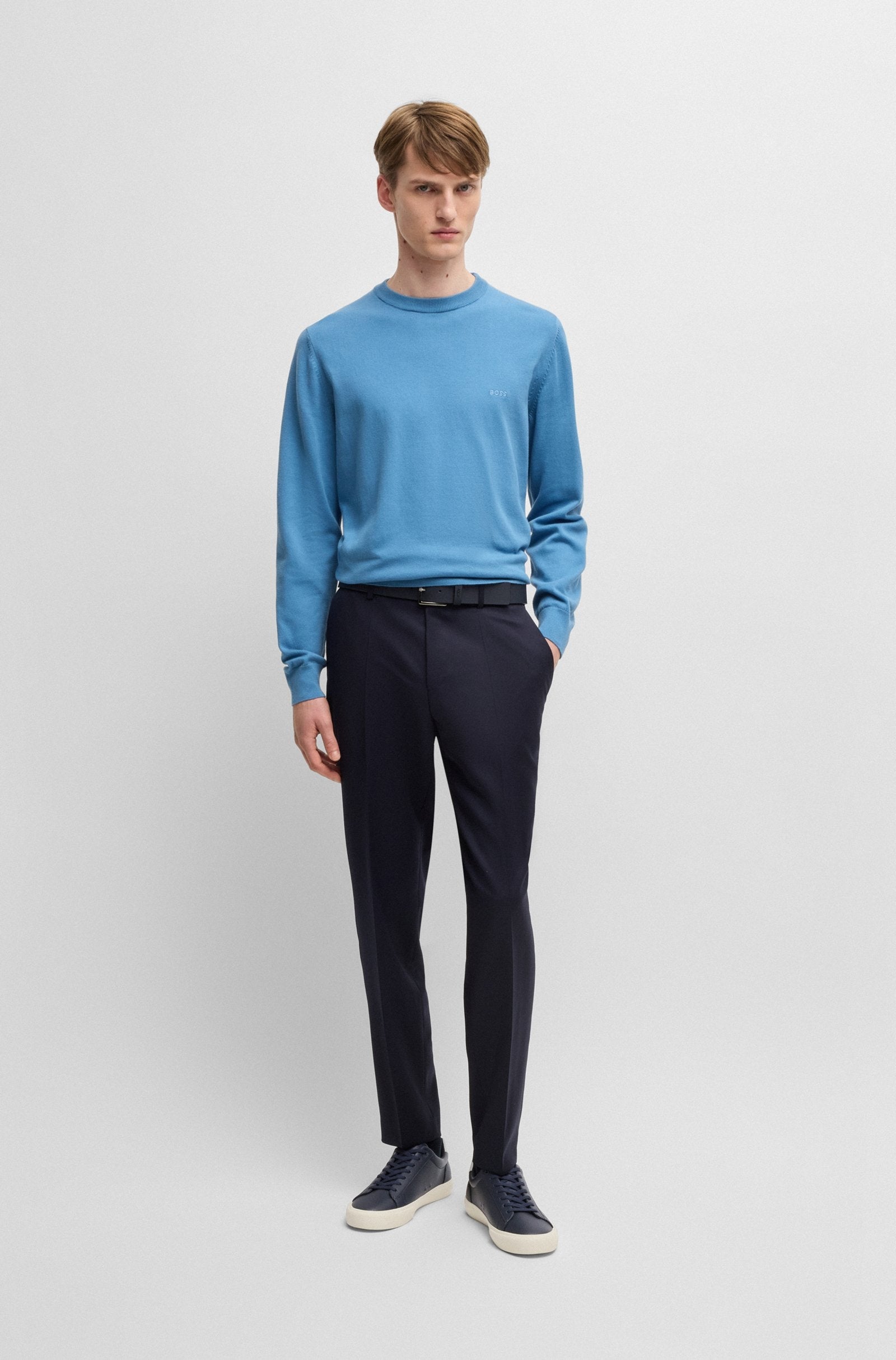 Boss Sapatilhas Sneakers Shoes Aiden Tenn Grp Dk.blue Azul Escuro_shot6