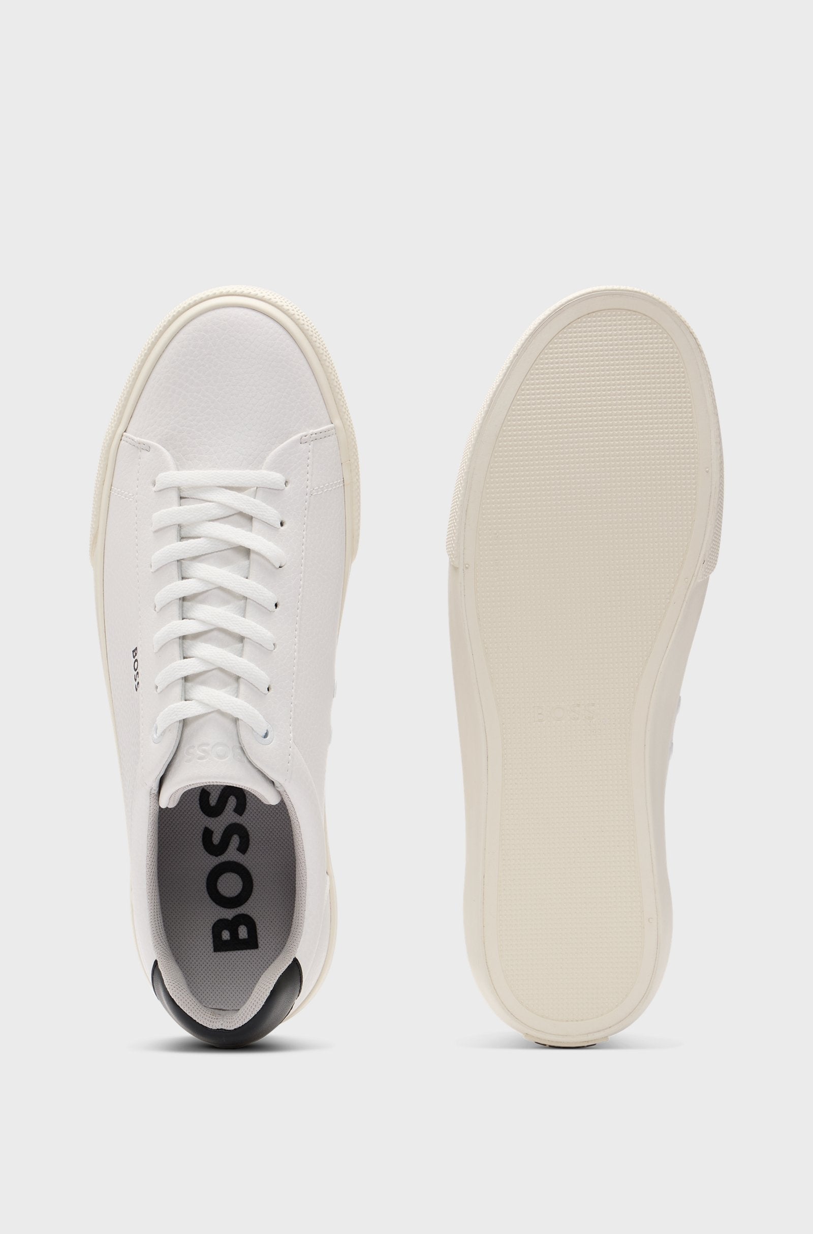 Boss Sapatilhas Sneakers Shoes Aiden Tenn Grp White Branco_shot4