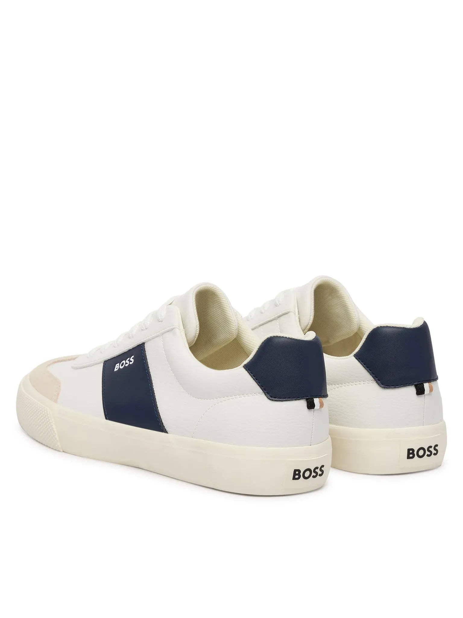Boss Sapatilhas Sneakers Shoes Aiden Tenn Sdg White Branco_shot4