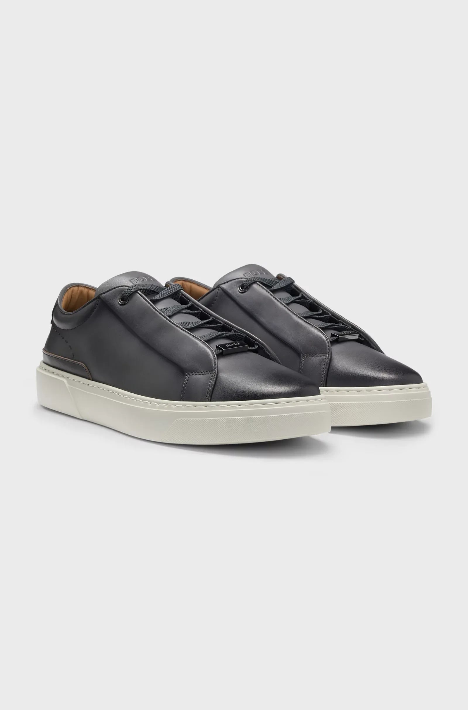 Boss Sapatilhas Sneakers Shoes Gary Tenn Buam Dk.grey Cinza Escuro_shot1