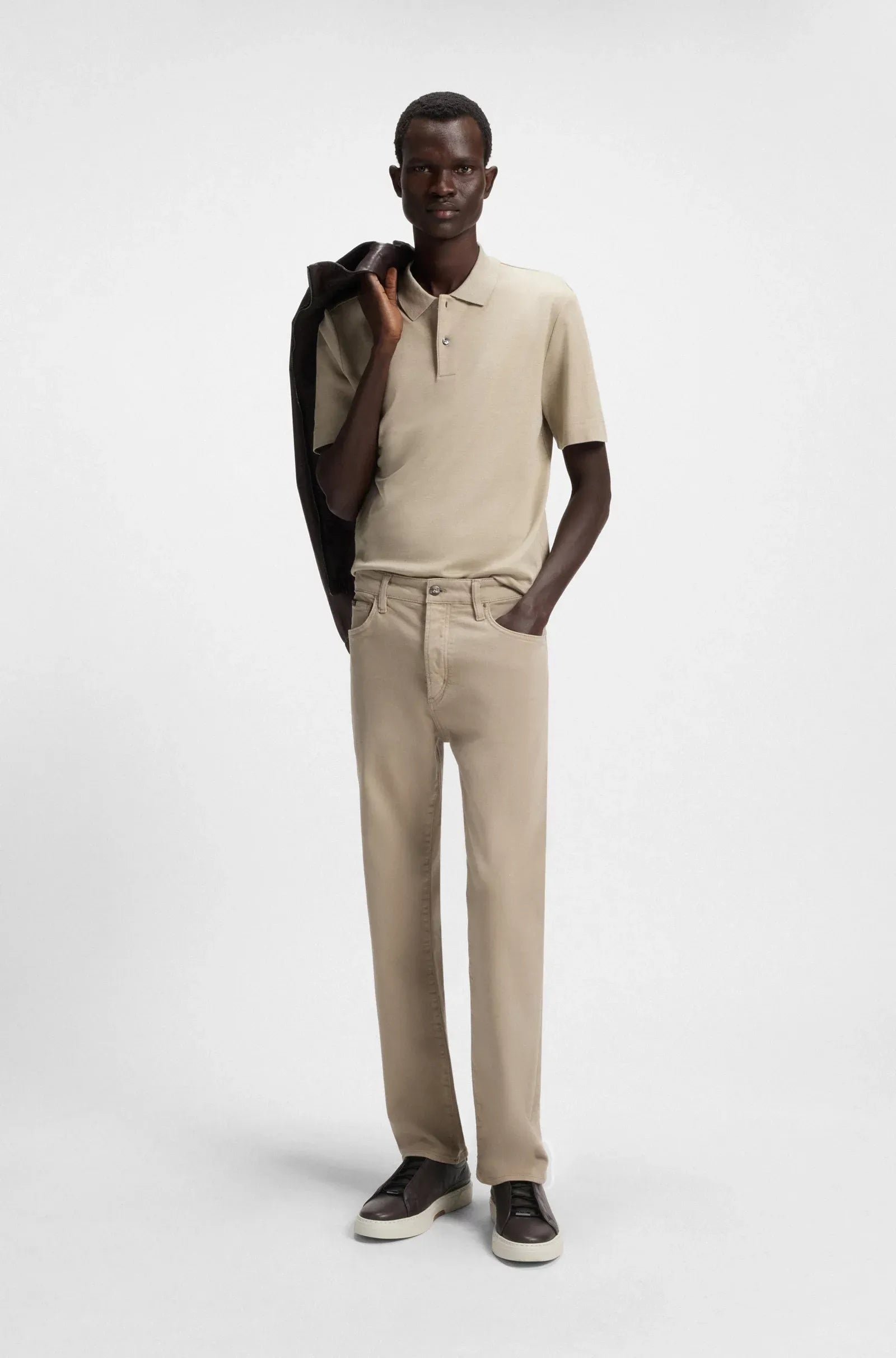 Boss Sapatilhas Sneakers Shoes Gary Tenn Ltel Dk.brown Castanho Escuro_shot3