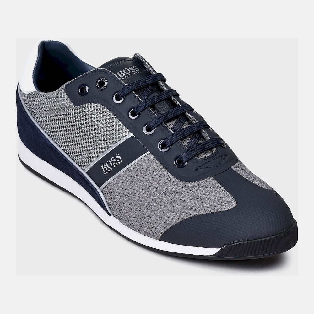 Boss Sapatilhas Sneakers Shoes Glazelowpmewt Mid.blue Azul Shot4