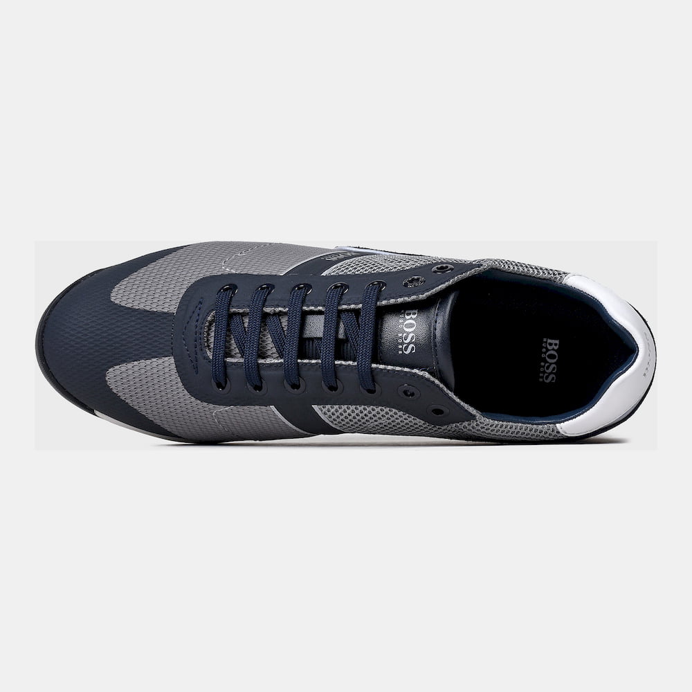 Boss Sapatilhas Sneakers Shoes Glazelowpmewt Mid.blue Azul Shot8