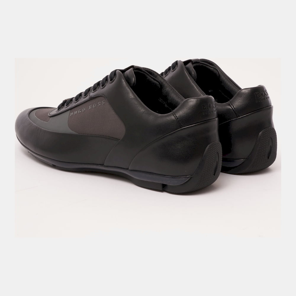 Boss Sapatilhas Sneakers Shoes Hbracinglowpit Blk Gry Preto Cinza Shot4