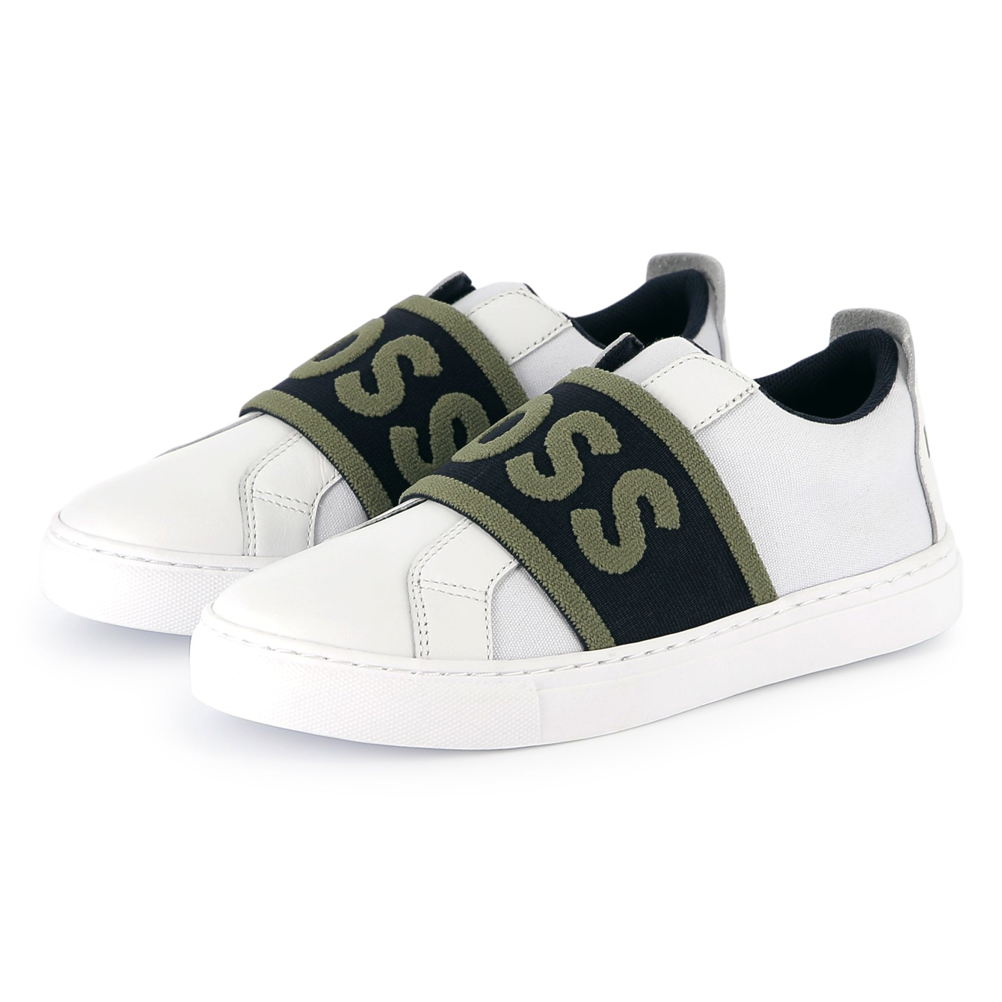 Boss Sapatilhas Sneakers Shoes J51655 White Branco_shot2