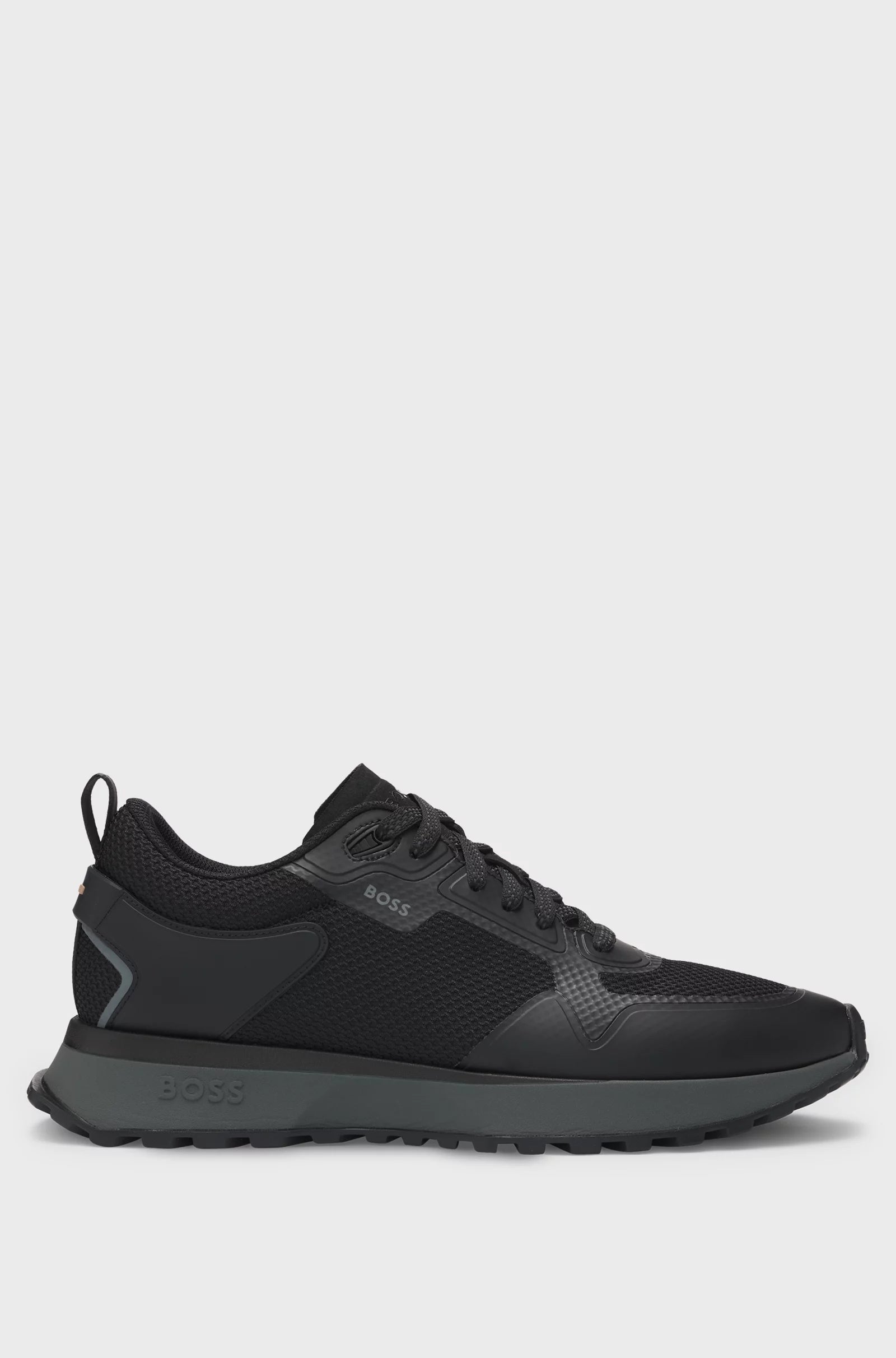 Boss Sapatilhas Sneakers Shoes Jonah Runn Met Blk Gry Preto Cinza_shot3