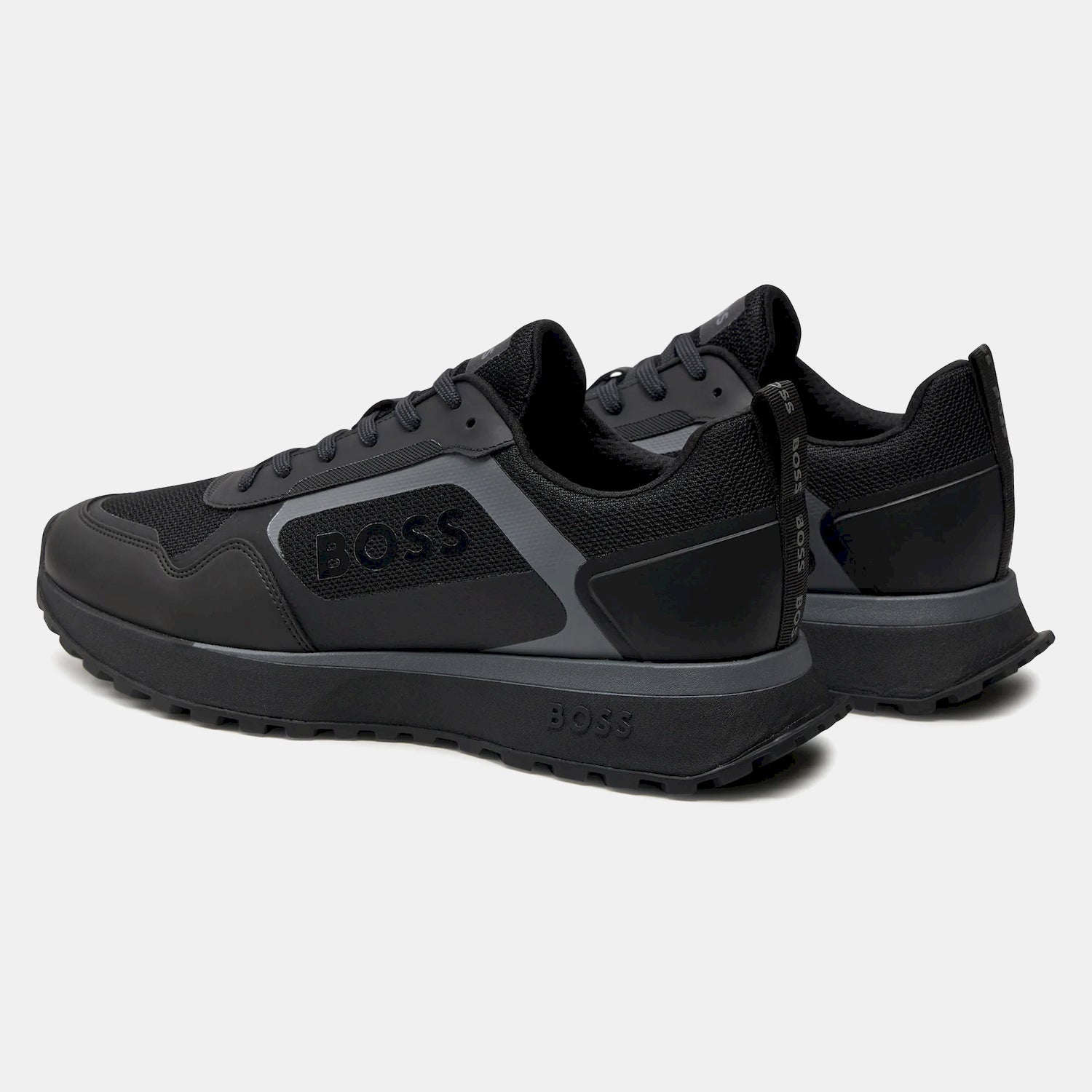 Boss Sapatilhas Sneakers Shoes Jonah_runn_mer Triple Blk Preto_shot2