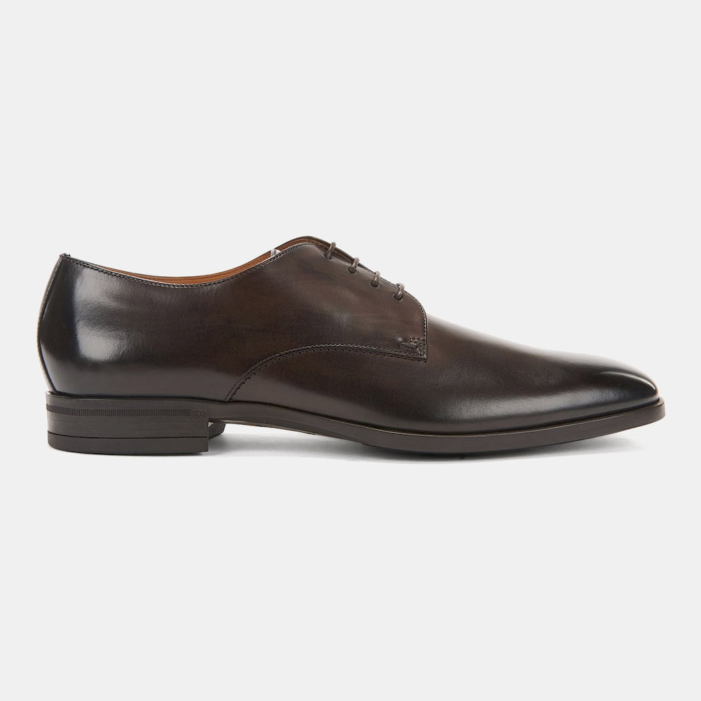 Boss Sapatilhas Sneakers Shoes Kensingtonderb Dk.brown Castanho Escuro Shot2