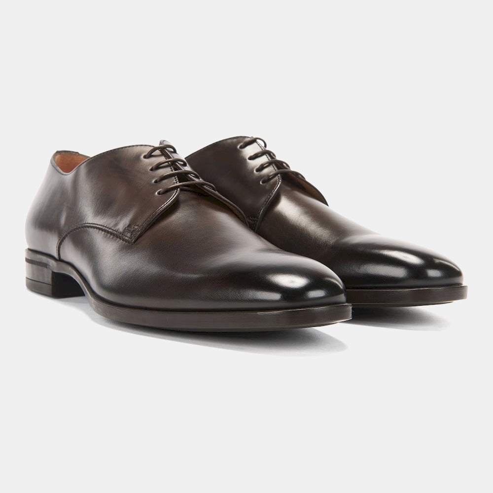 Boss Sapatilhas Sneakers Shoes Kensingtonderb Dk.brown Castanho Escuro Shot4