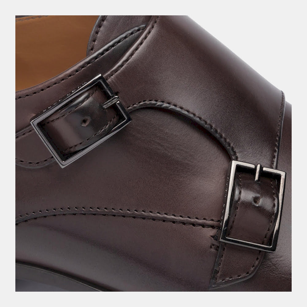 Boss Sapatilhas Sneakers Shoes Kensingtonmonk Dk.brown Castanho Escuro Shot10