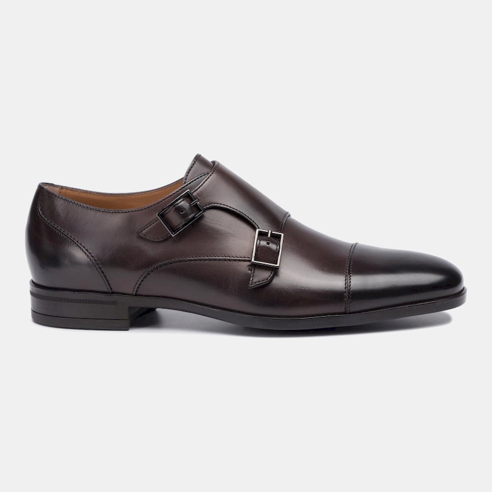 Boss Sapatilhas Sneakers Shoes Kensingtonmonk Dk.brown Castanho Escuro Shot2
