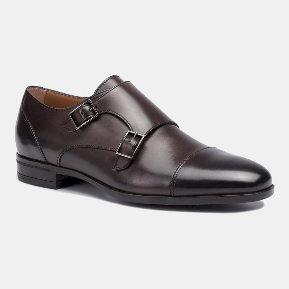 Boss Sapatilhas Sneakers Shoes Kensingtonmonk Dk.brown Castanho Escuro Shot4