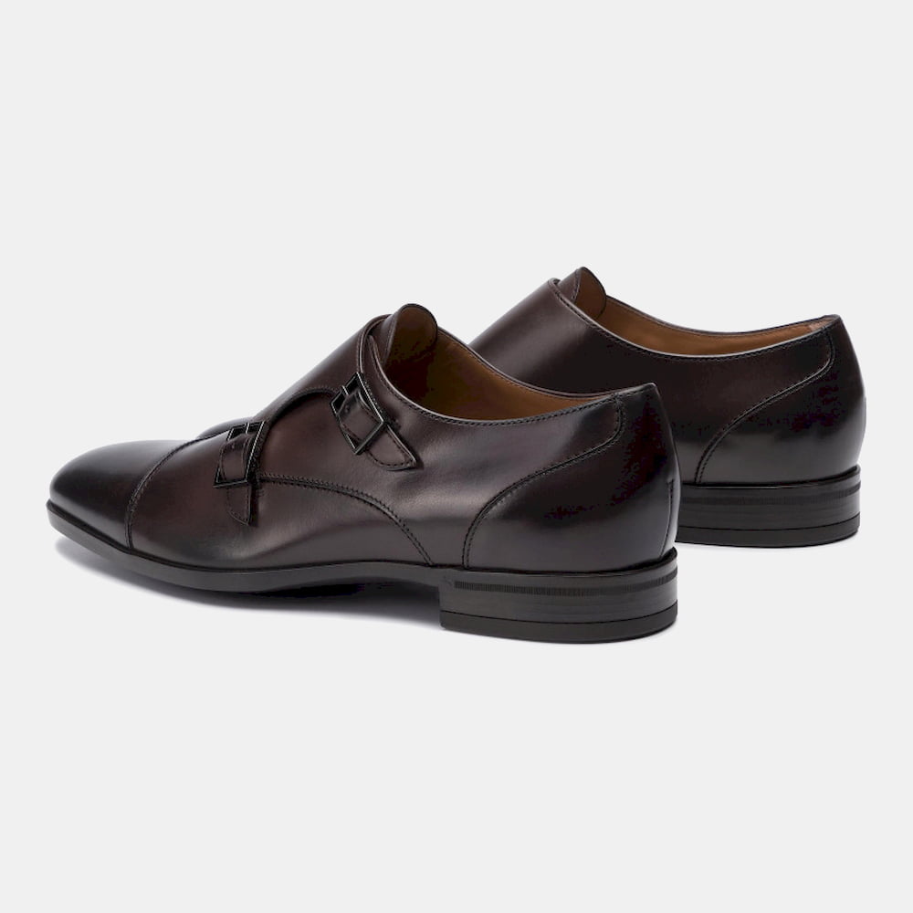 Boss Sapatilhas Sneakers Shoes Kensingtonmonk Dk.brown Castanho Escuro Shot6